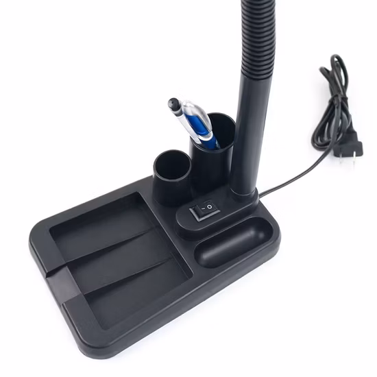 Lupa de montagem com braçadeira de mesa de vidro óptico LED lâmpada de ampliação (BM