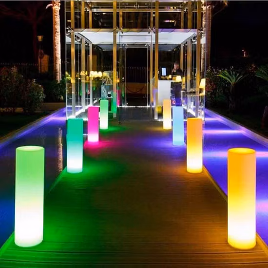Lâmpada de piso LED RGB moderna por atacado de fábrica